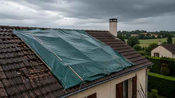 Après vents violents à France